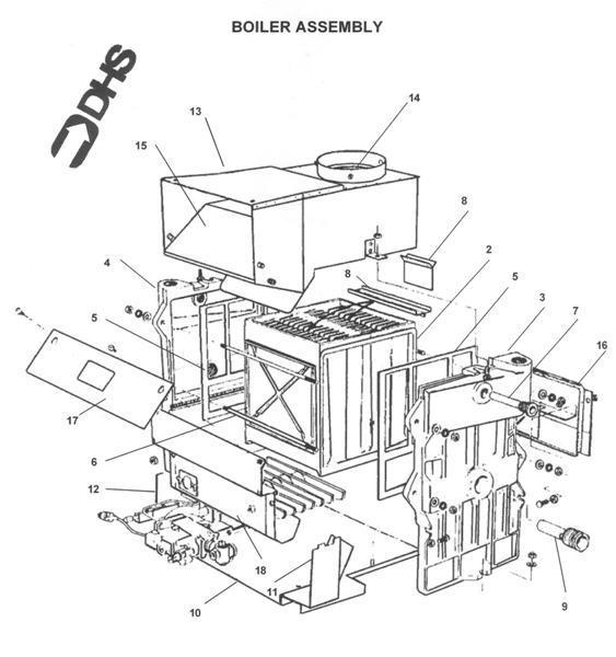 Exploded Diagram for BOILER