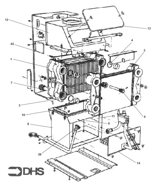 Exploded Diagram for BOILER