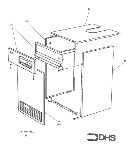 Exploded Diagram for JACKET ASSY