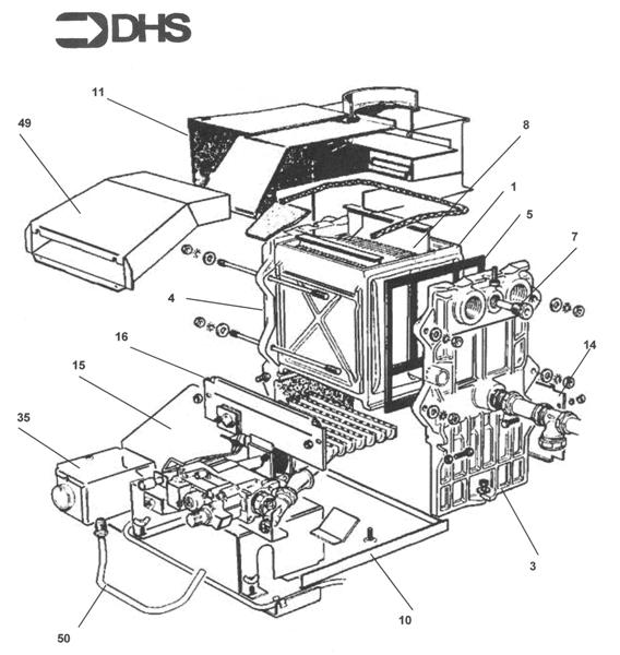 Exploded Diagram for BOILER