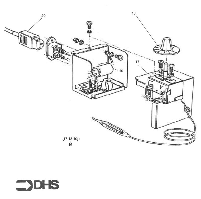 Exploded Diagram for CONTROL BOX ASSY