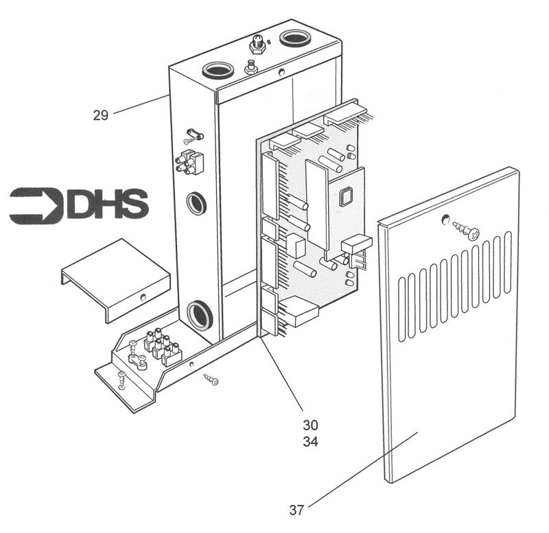 Exploded Diagram for CONTROL BOX ASSY