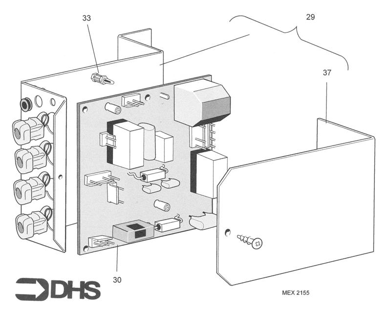 Exploded Diagram for CONTROL PANEL