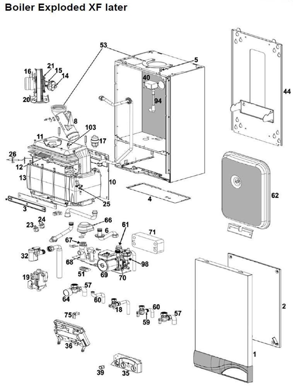 Exploded Diagram for HARDWARE PACK
