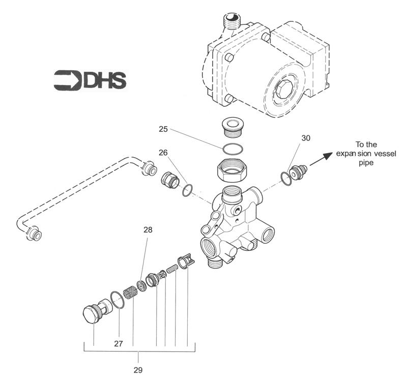 Exploded Diagram for C.H RETURN GROUP