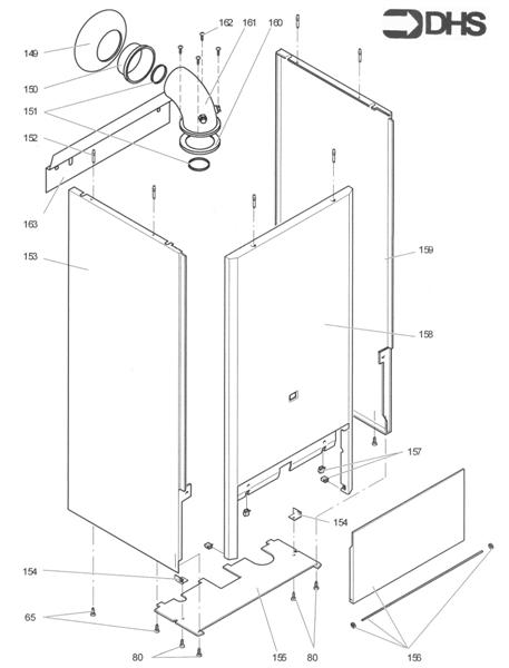 Exploded Diagram for CASING ASSY 1