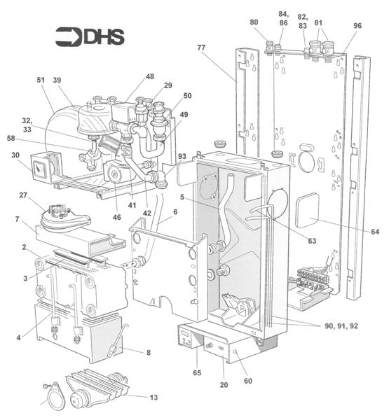 Exploded Diagram for BOILER ASSY