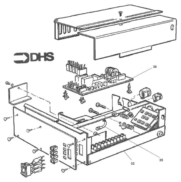 Exploded Diagram for CONTROL BOX ASSY