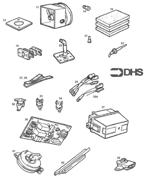 Exploded Diagram for SHORT PARTS LIST