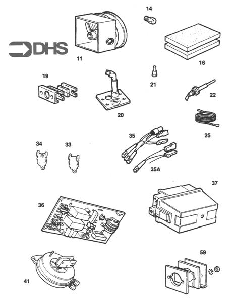 Exploded Diagram for SHORT PARTS LIST