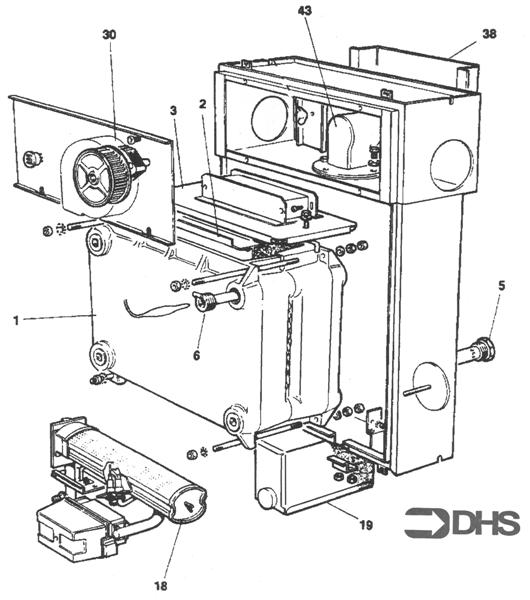 Exploded Diagram for BOILER EXPANDED