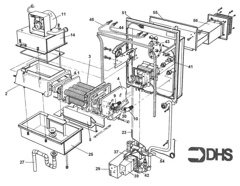 Exploded Diagram for BURNER ASSY