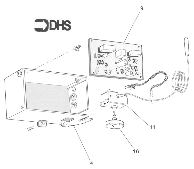 Exploded Diagram for CONTROL BOX