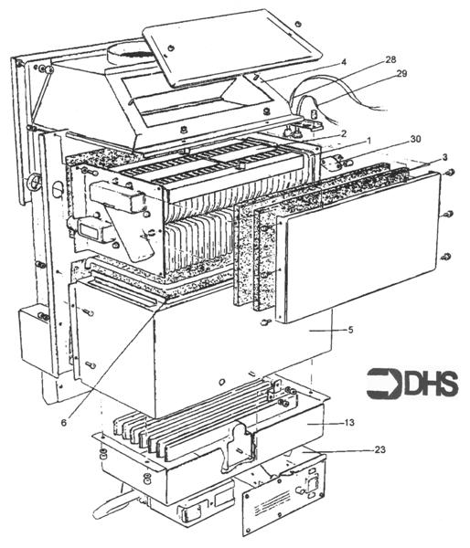 Exploded Diagram for BOILER ASSY