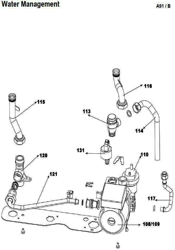 Exploded Diagram for WATER MANAGEMENT