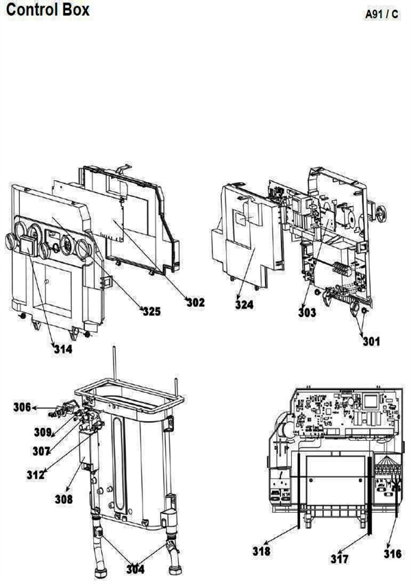 Exploded Diagram for CONTROL BOX