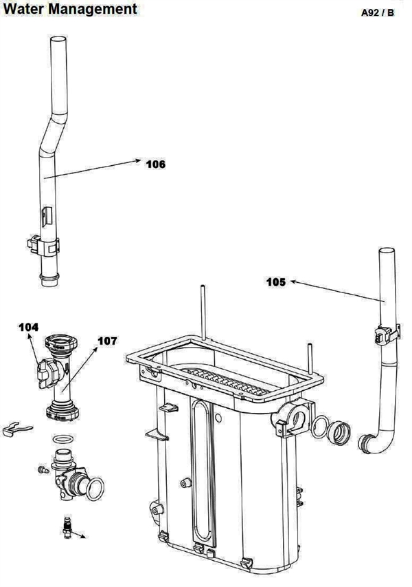 Exploded Diagram for WATER MANAGEMENT