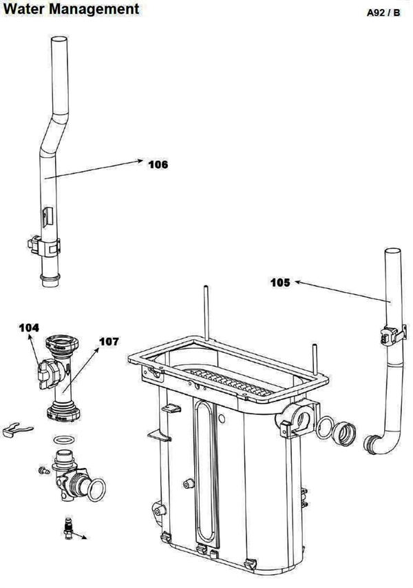 Exploded Diagram for WATER MANAGEMENT