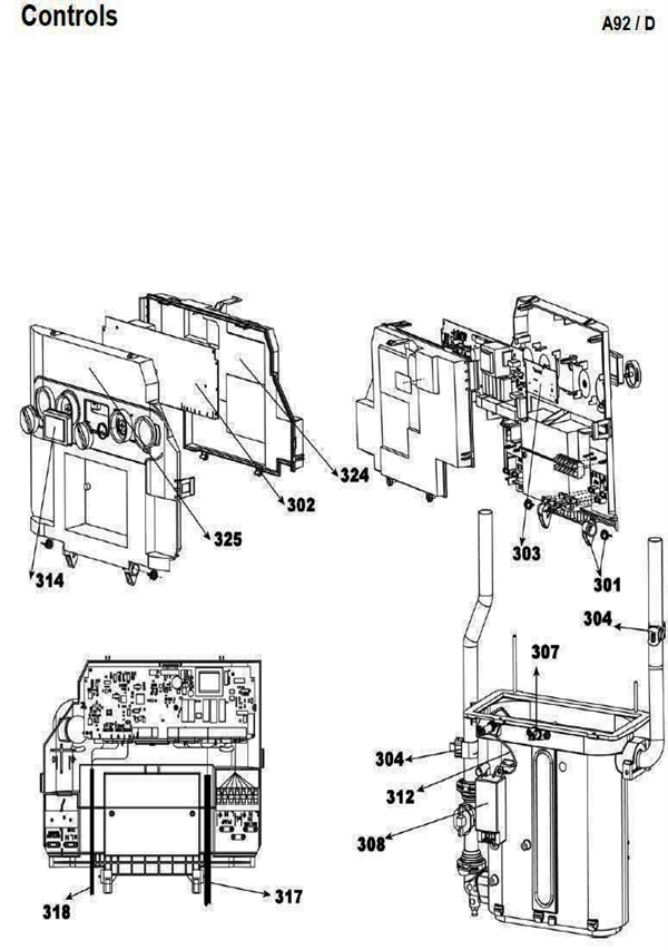 Exploded Diagram for CONTROL BOX