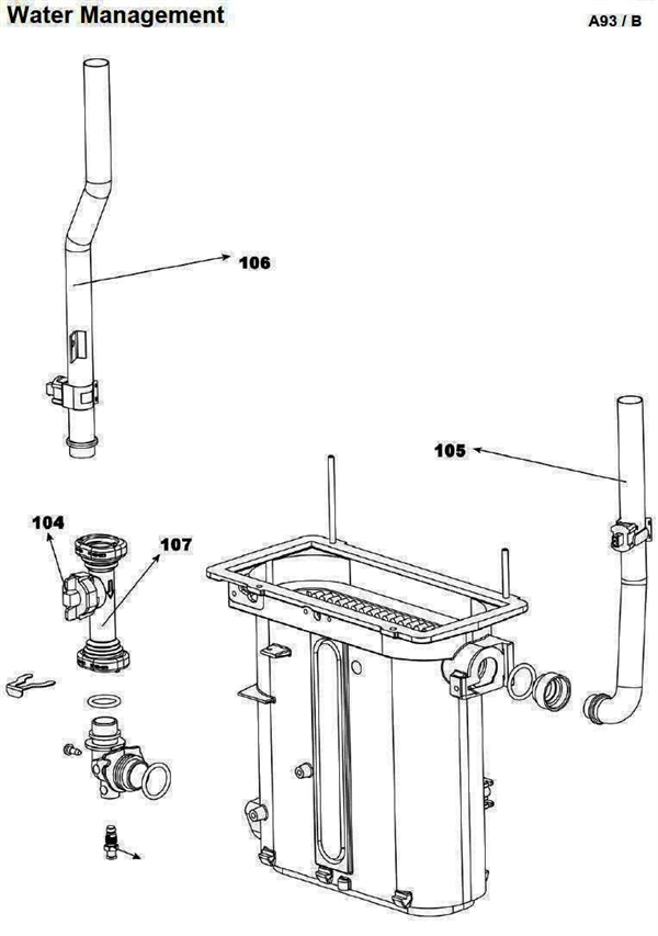 Exploded Diagram for WATER MANAGEMENT