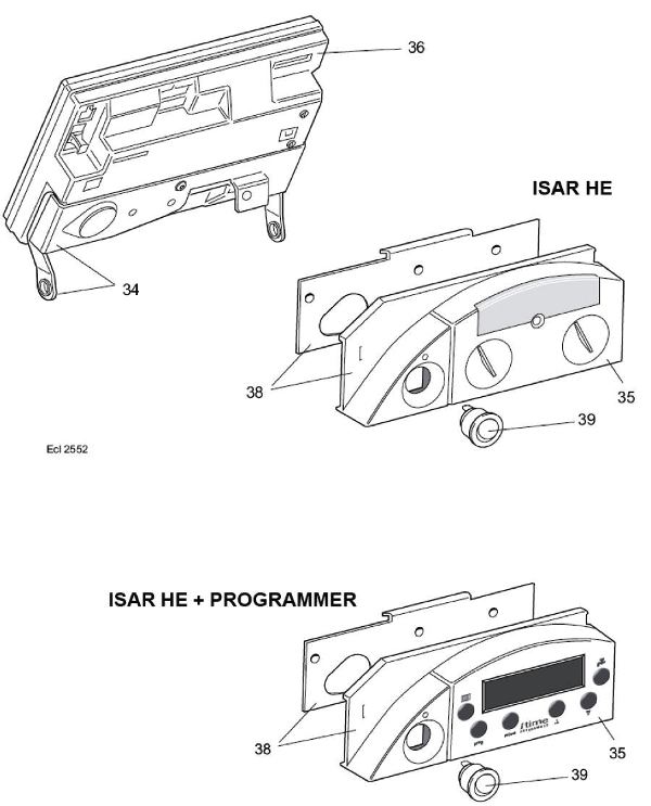 Exploded Diagram for CONTROL PANEL