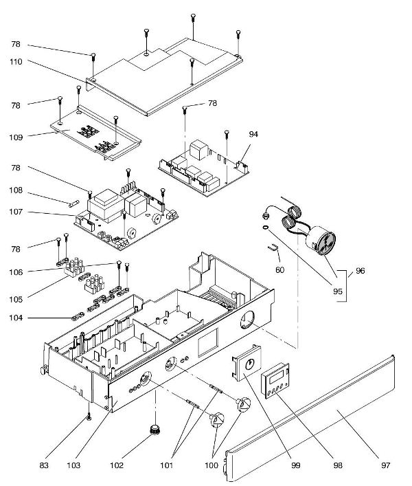 Exploded Diagram for CONTROLS VD