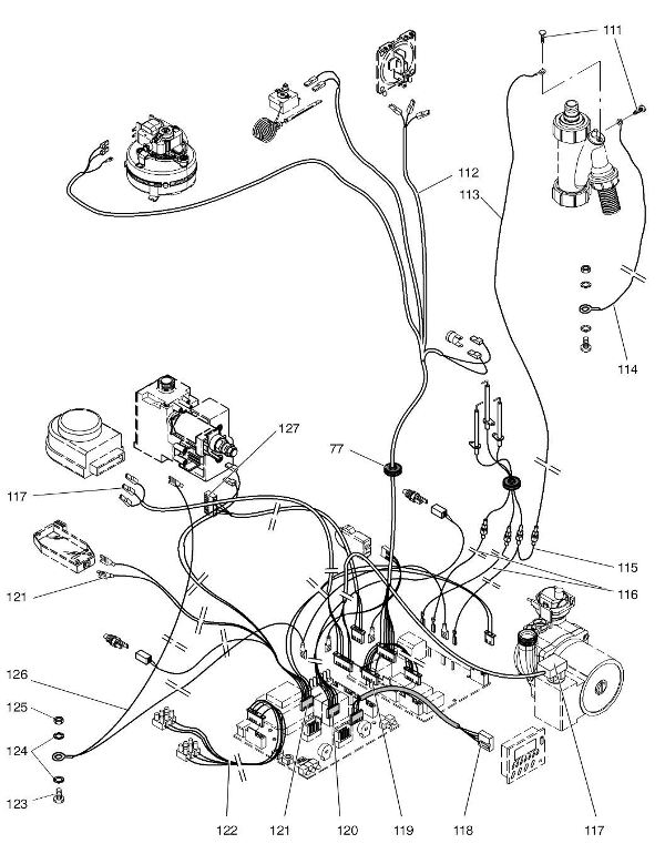 Exploded Diagram for WIRING VD