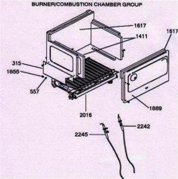Exploded Diagram for BURNER