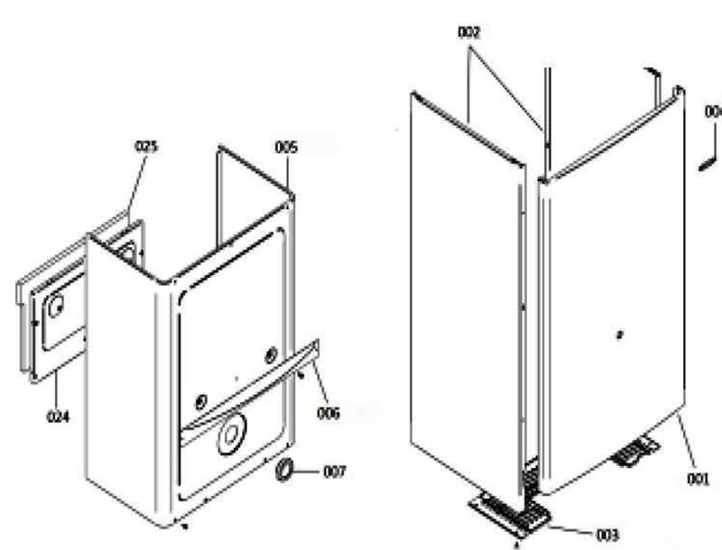 Exploded Diagram for CASE ASSEMBLY