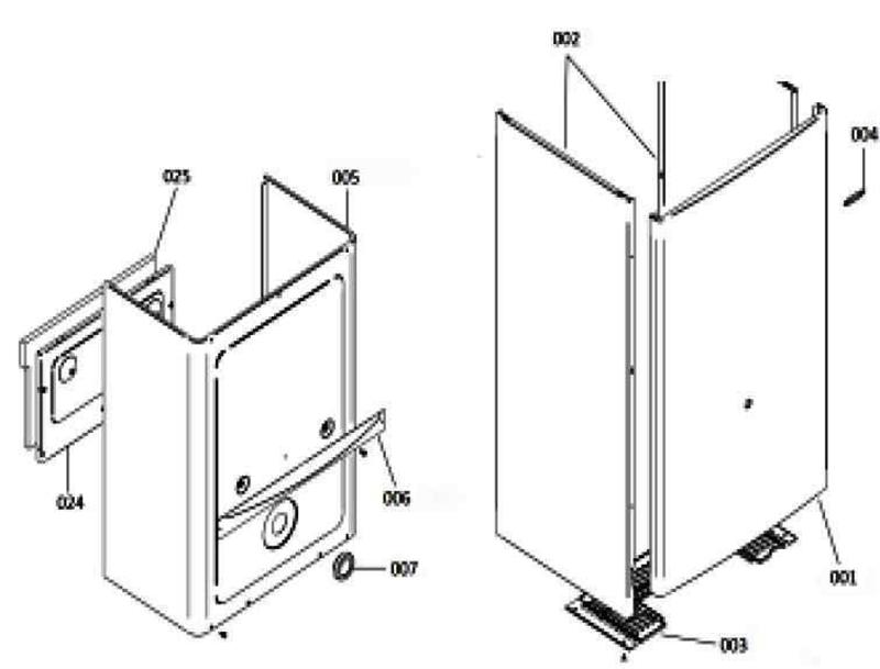 Exploded Diagram for CASE ASSEMBLY
