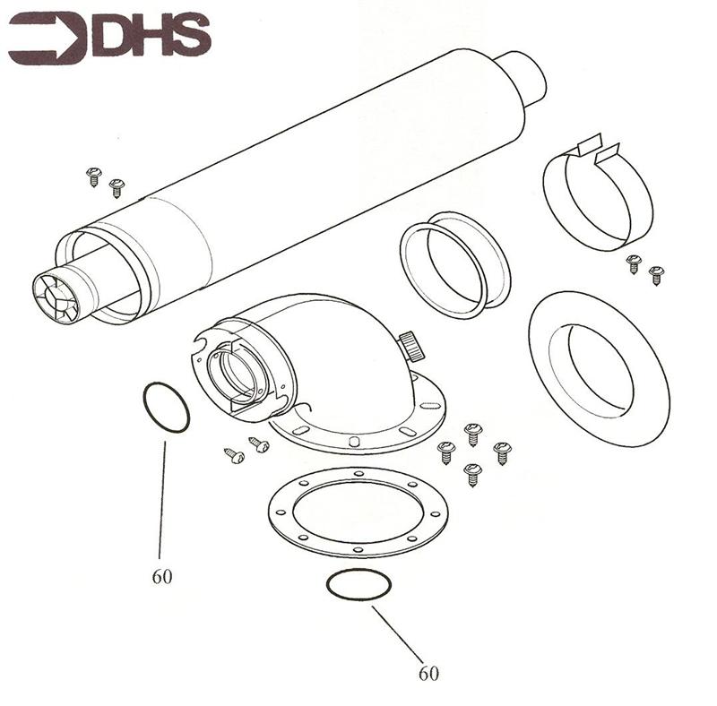 Exploded Diagram for FLUE ASSY