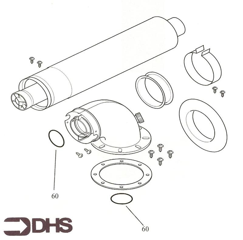 Exploded Diagram for FLUE ASSY