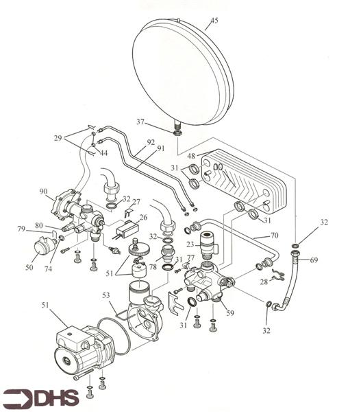 Exploded Diagram for EXPANSION VESSEL