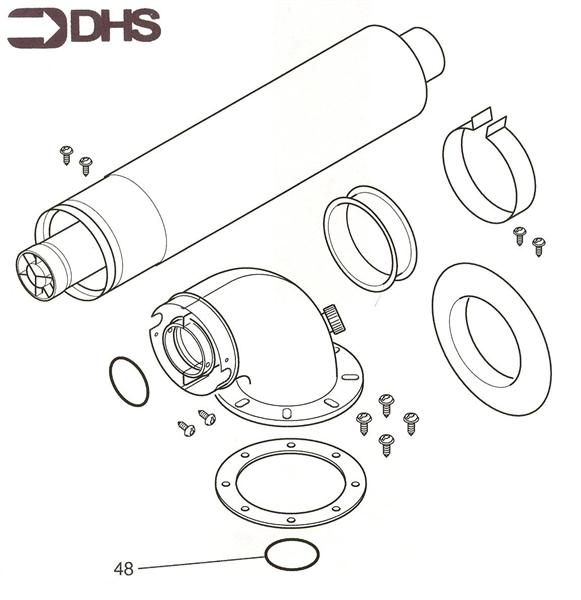 Exploded Diagram for FLUE ASSY