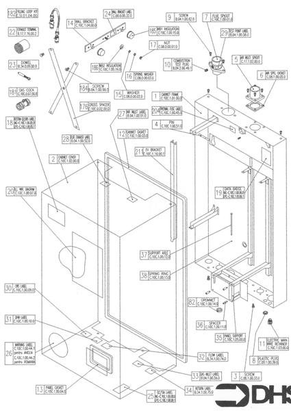 Exploded Diagram for CASING ASSY