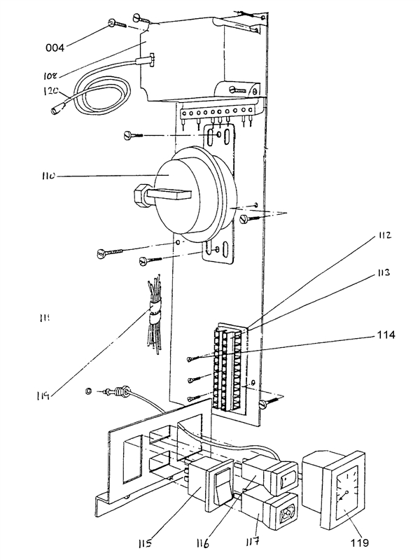 Exploded Diagram for CONTROLS (FROM 2357)