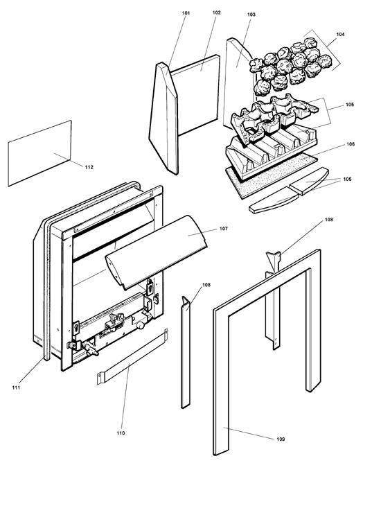 Exploded Diagram for FIREBOX ASSY