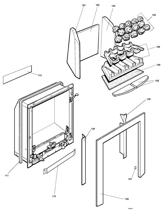 Exploded Diagram for FIREBOX ASSY