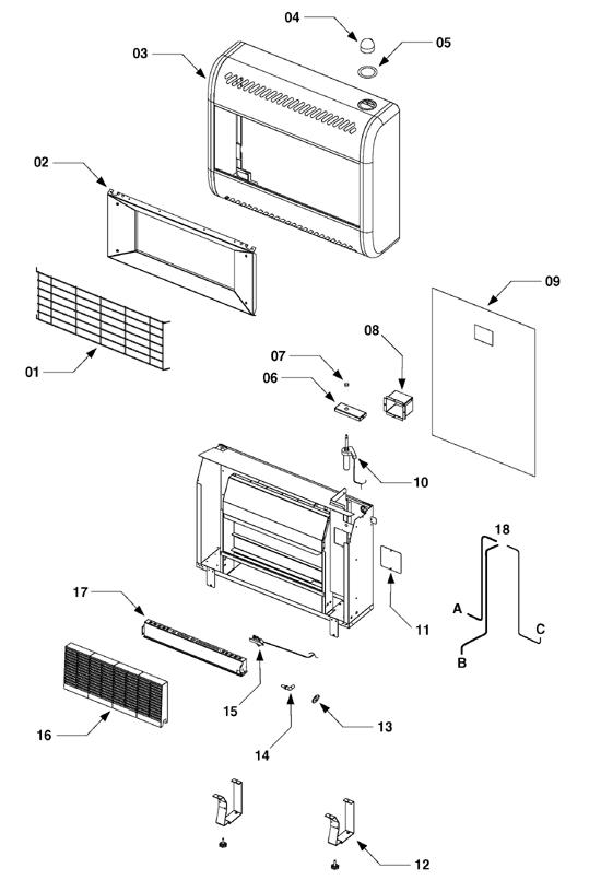 Exploded Diagram for ALL PARTS