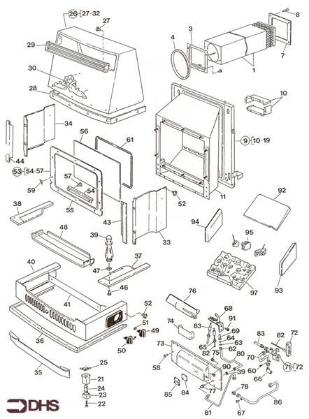 Exploded Diagram for COMPLETE MODEL