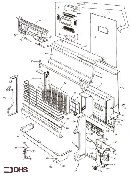 Exploded Diagram for COMPLETE MODEL