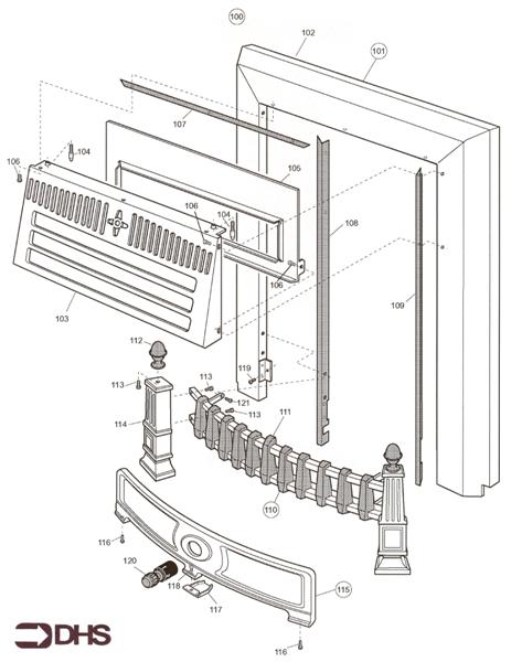 Exploded Diagram for KNIGHTSBRIDGE FACIA