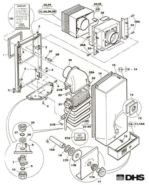 OUTER CASING HEAT EXCHANGER & logo