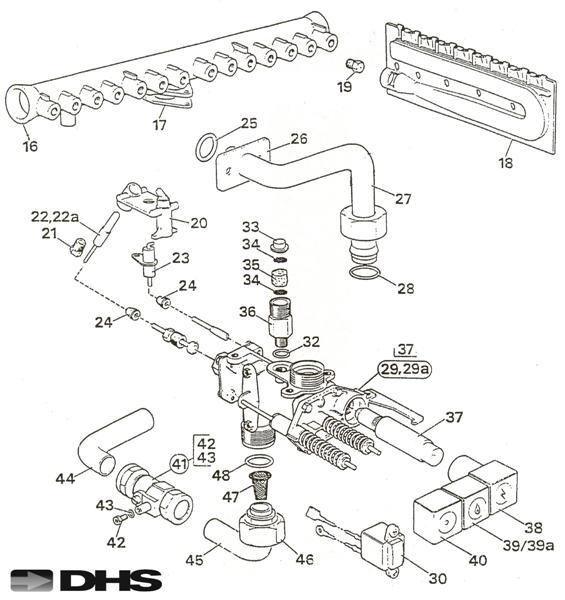 Exploded Diagram for BURNER