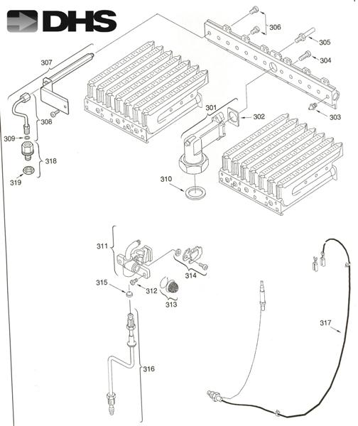 Exploded Diagram for BURNER