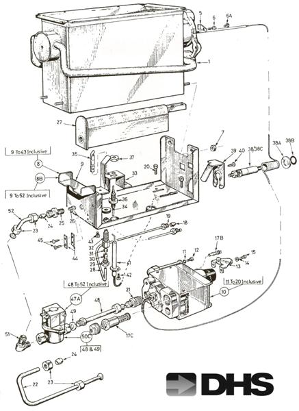 Exploded Diagram for COMPLETE MODEL