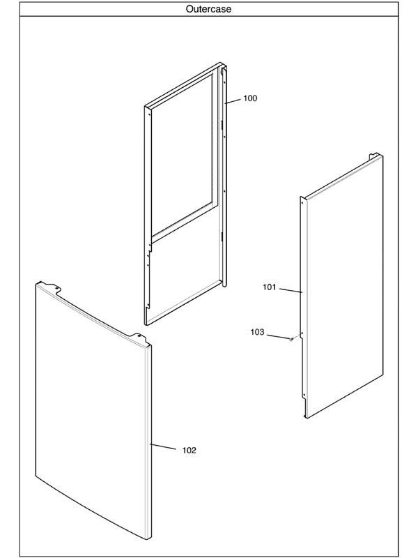 Exploded Diagram for OUTER CASE