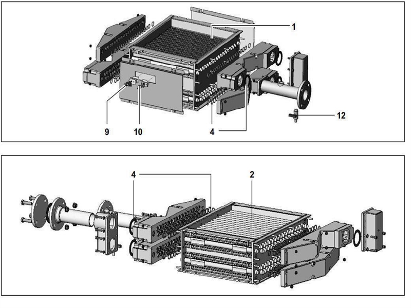 Exploded Diagram for BURNER ASSEMBLY