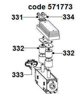Exploded Diagram for GAS VALVE ASSEMBLY