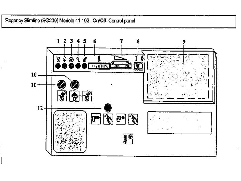 Exploded Diagram for CONTROL PANEL